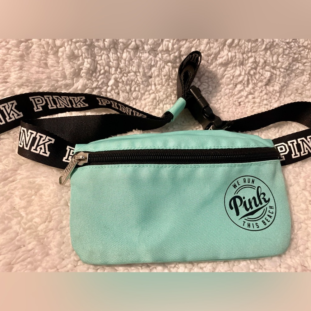 VS Pink Mint Green Waist Bag
